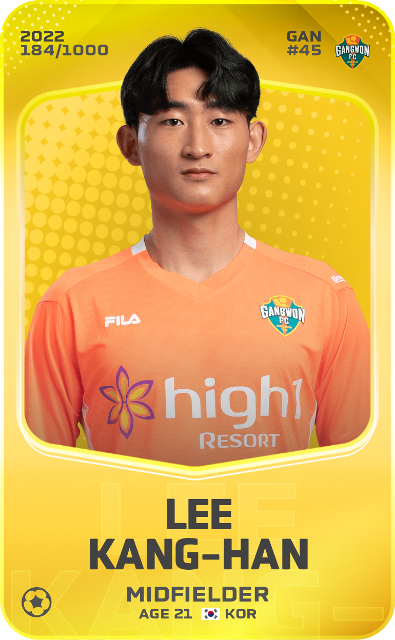 Sorare - Sorare Official - Lee Kang-Han 2022-23 • Limited 184/1000 - NFT # 81743271027415679491095383311084874598773072830396624053031460340831671646408