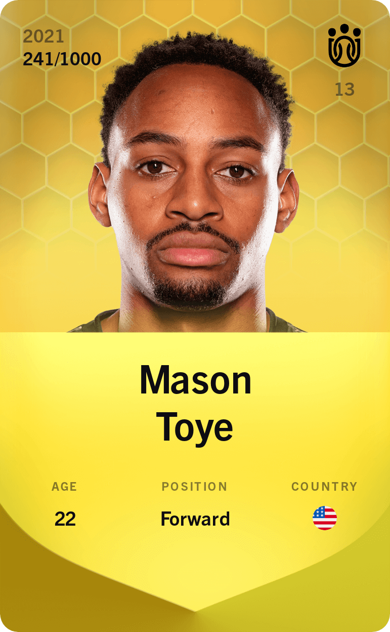Mason Toye 2021-22 • Limited 241/1000