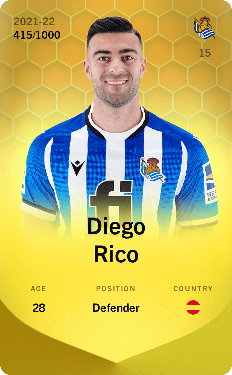 Diego Rico 2021-22 • Limited 415/1000