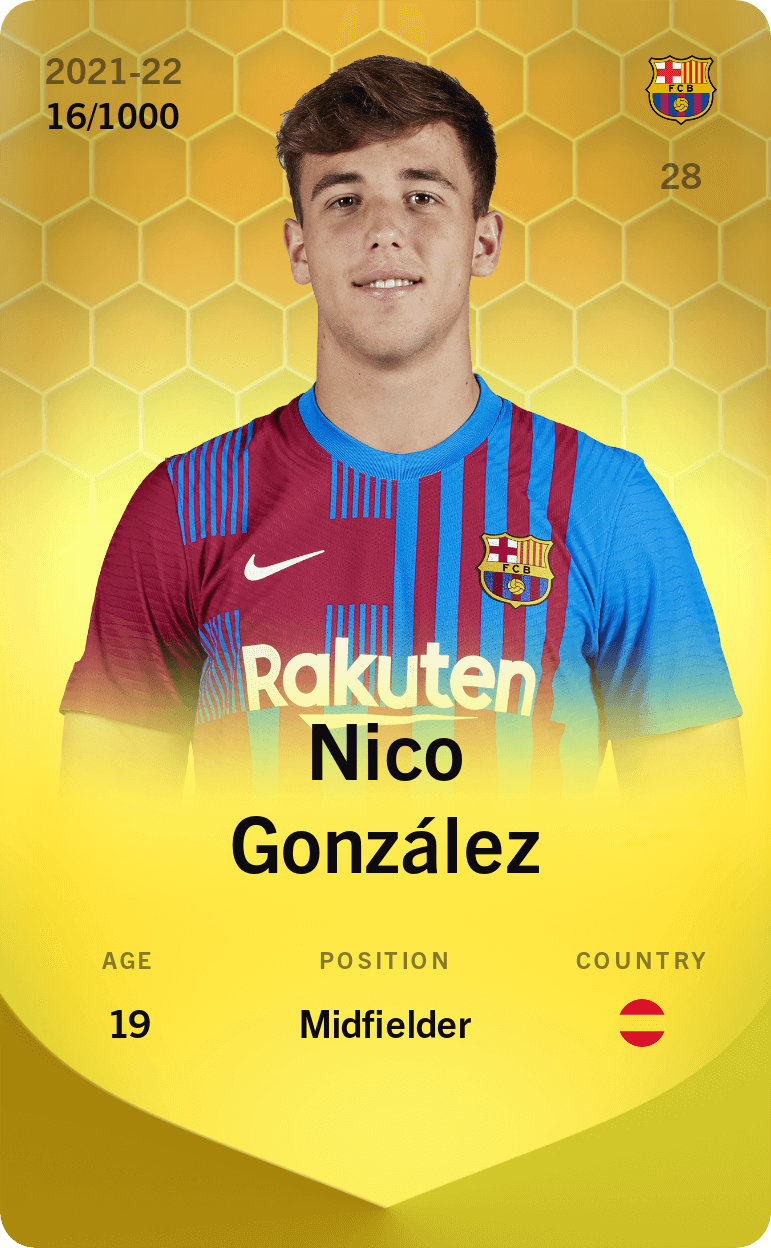 Nico González 2021-22 • Limited 16/1000