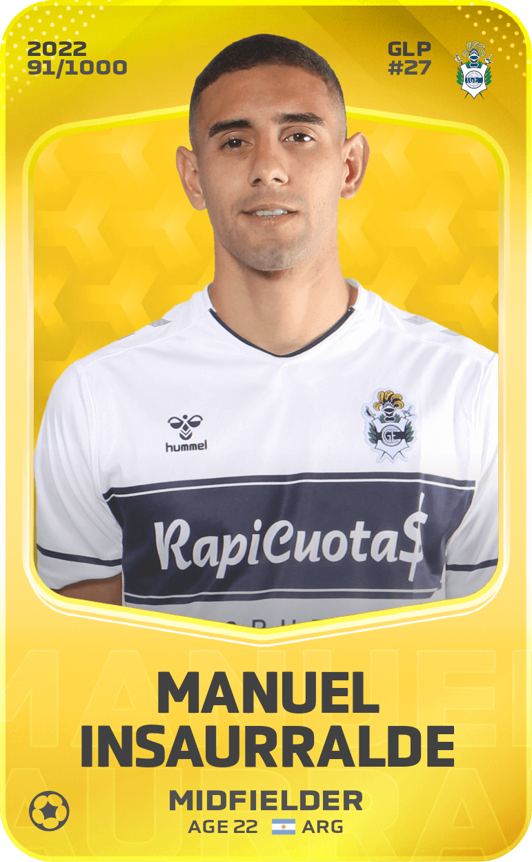Manuel Insaurralde 2022-23 • Limited 91/1000