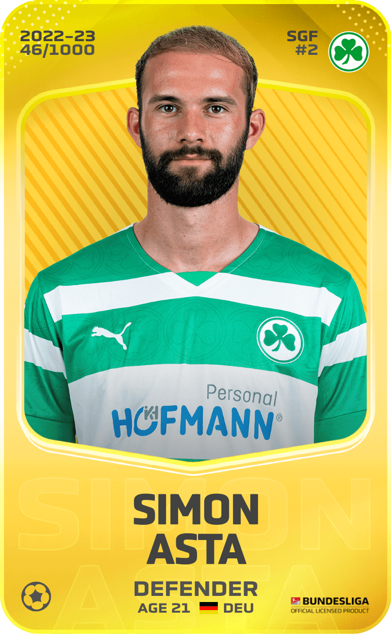 Simon Asta 2022-23 • Limited 46/1000