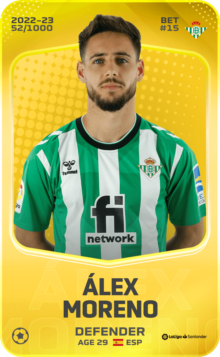 Álex Moreno 2022-23 • Limited 52/1000