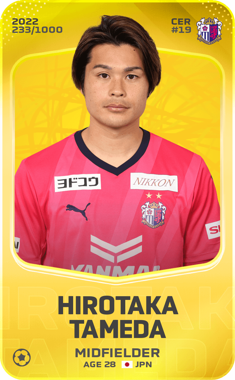 Hirotaka Tameda 2022-23 • Limited 233/1000