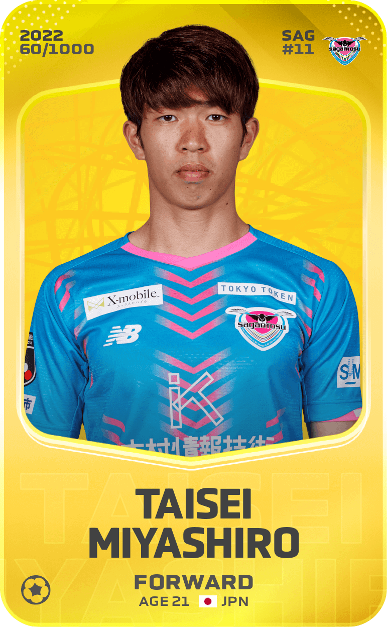 Taisei Miyashiro 2022-23 • Limited 60/1000
