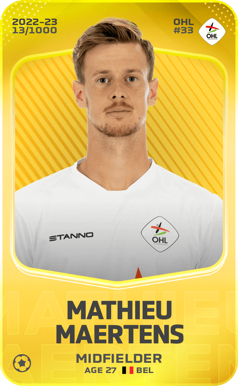 Mathieu Maertens 2022-23 • Limited 13/1000