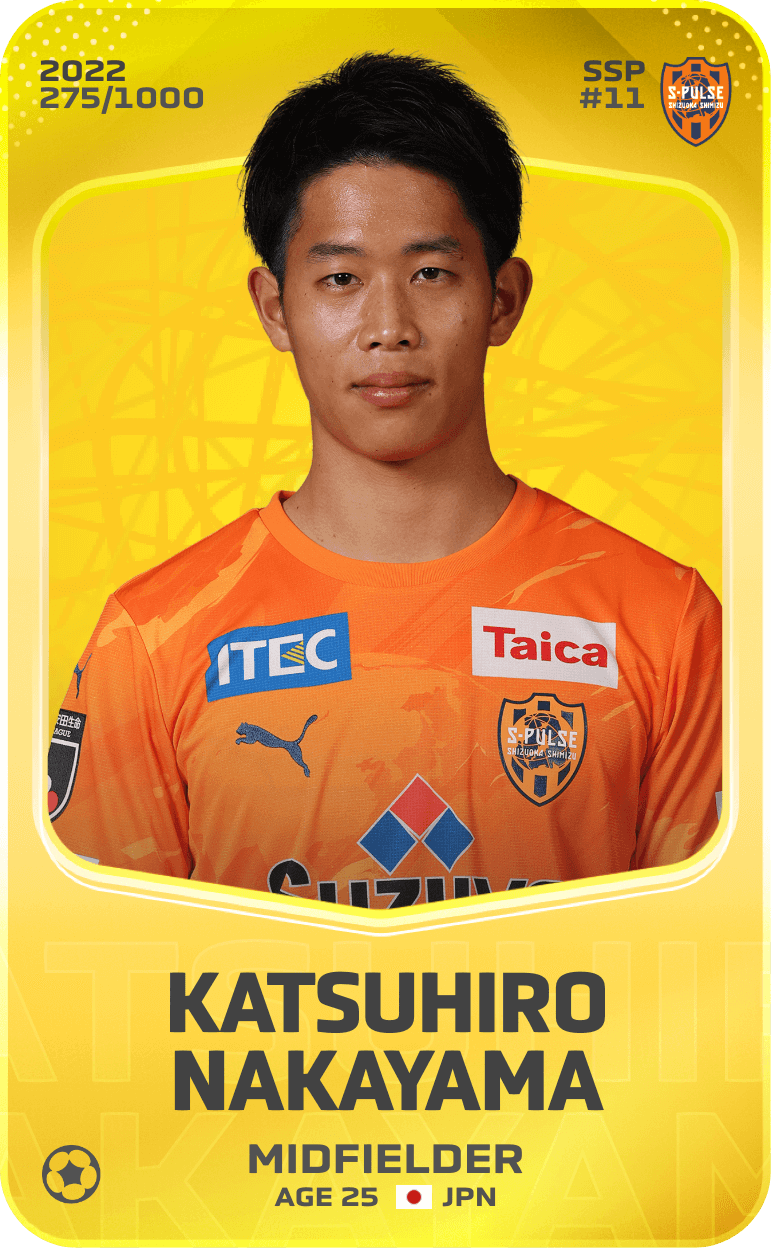 Katsuhiro Nakayama 2022-23 • Limited 275/1000