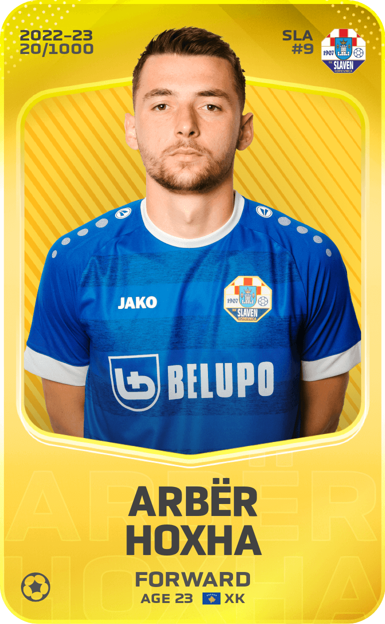 Arbër Hoxha 2022-23 • Limited 20/1000