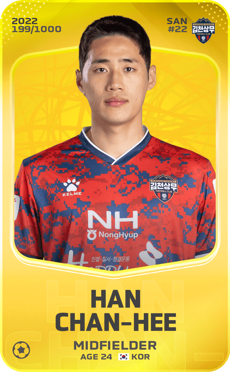 Han Chan-Hee 2022-23 • Limited 199/1000