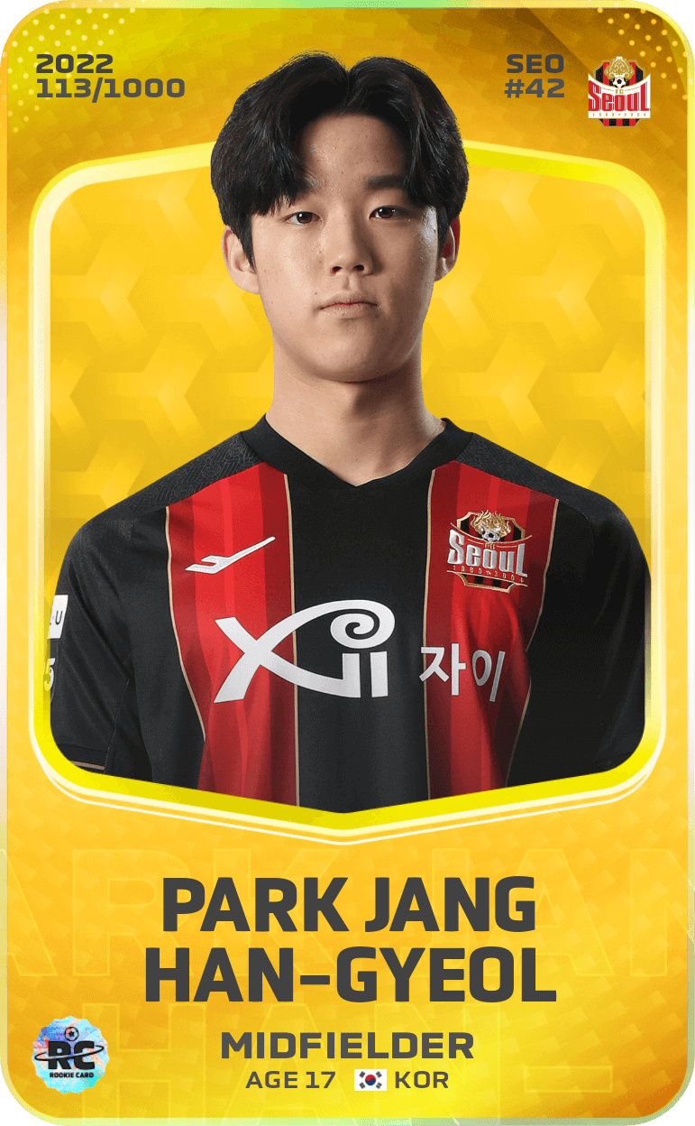 Park Jang Han-Gyeol 2022-23 • Limited 113/1000
