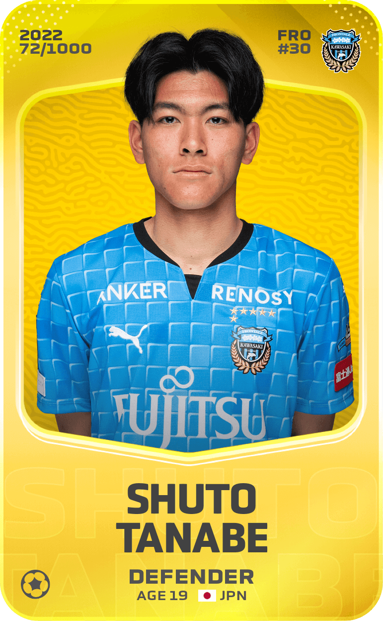 Shuto Tanabe 2022-23 • Limited 72/1000