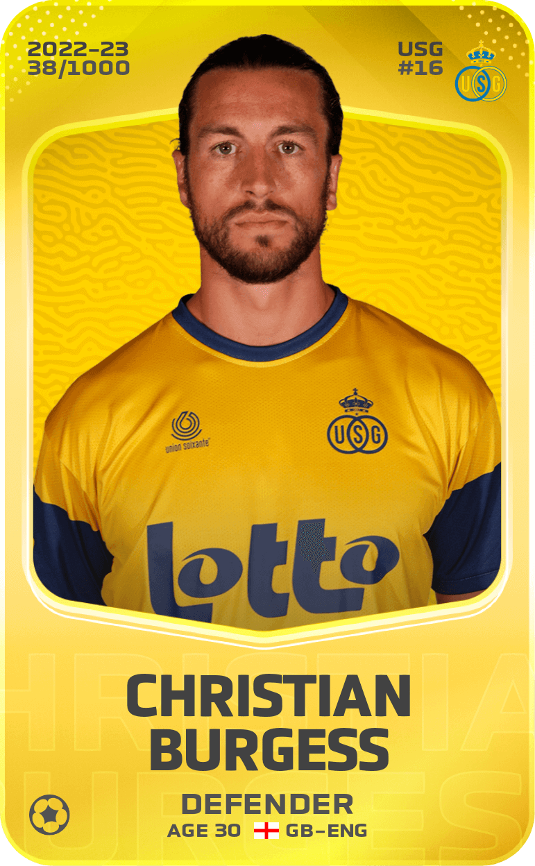 Christian Burgess 2022-23 • Limited 38/1000