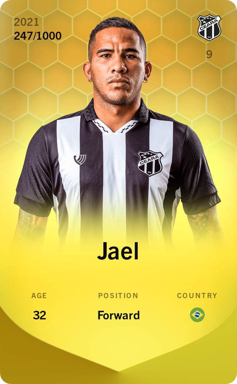 Sorare - Sorare Official - Jael 2021-22 • Limited 247/1000 - NFT # 56318546607259161897796886052599040691565497383527807507898569124507070486019