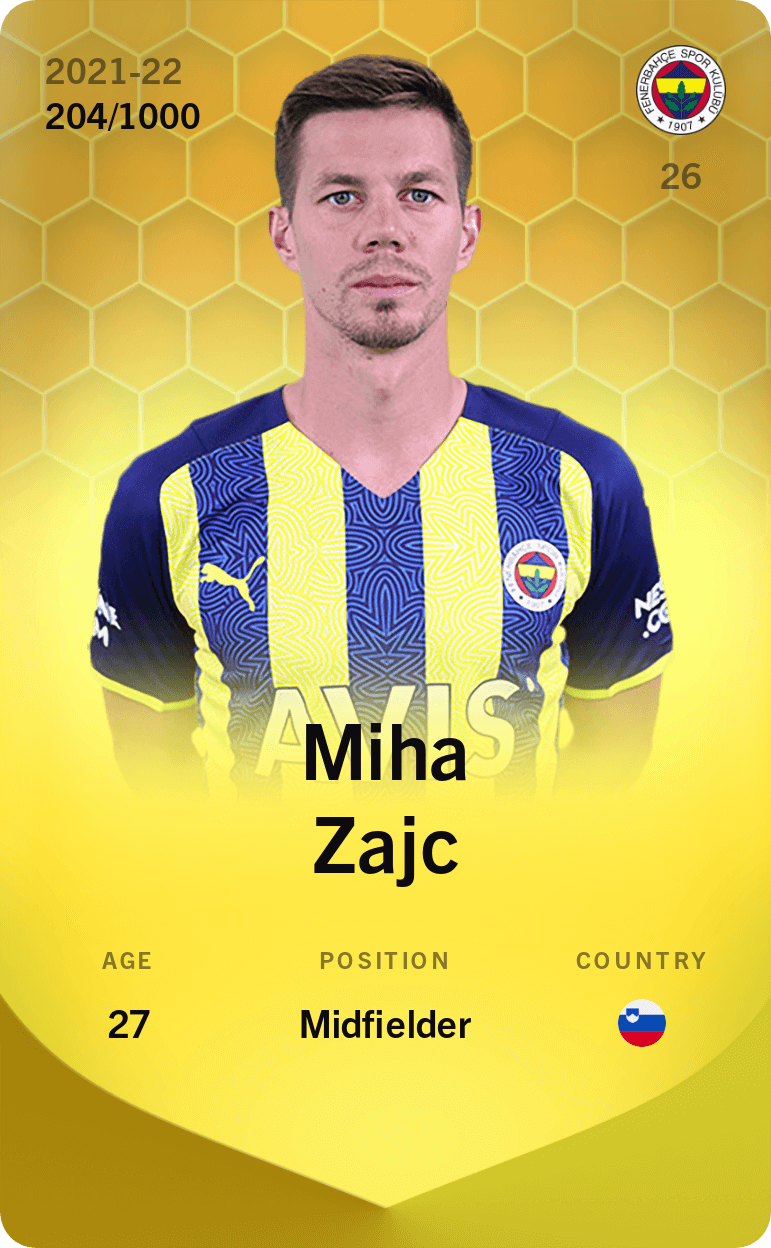 Miha Zajc 2021-22 • Limited 204/1000