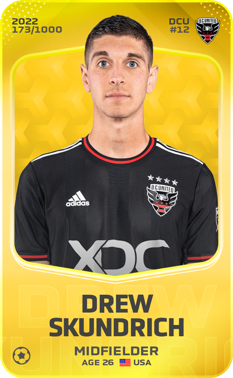 Sorare - Sorare Official - Drew Skundrich 2022-23 • Limited 173/1000 - NFT # 42315204506207297350932565086124221181061229258727419669298572974895052827771