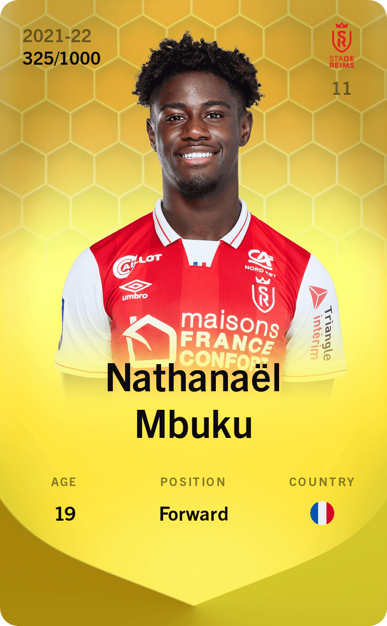 Nathanaël Mbuku 2021-22 • Limited 325/1000
