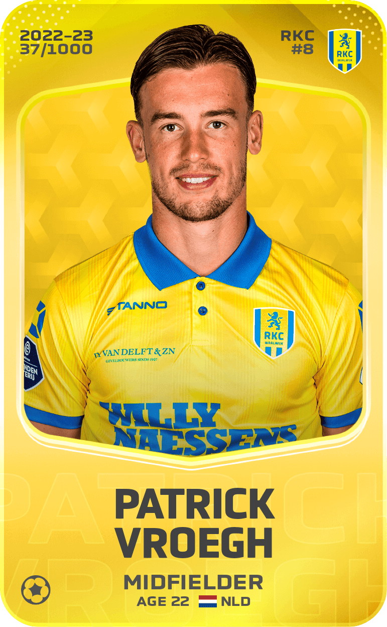 Patrick Vroegh 2022-23 • Limited 37/1000