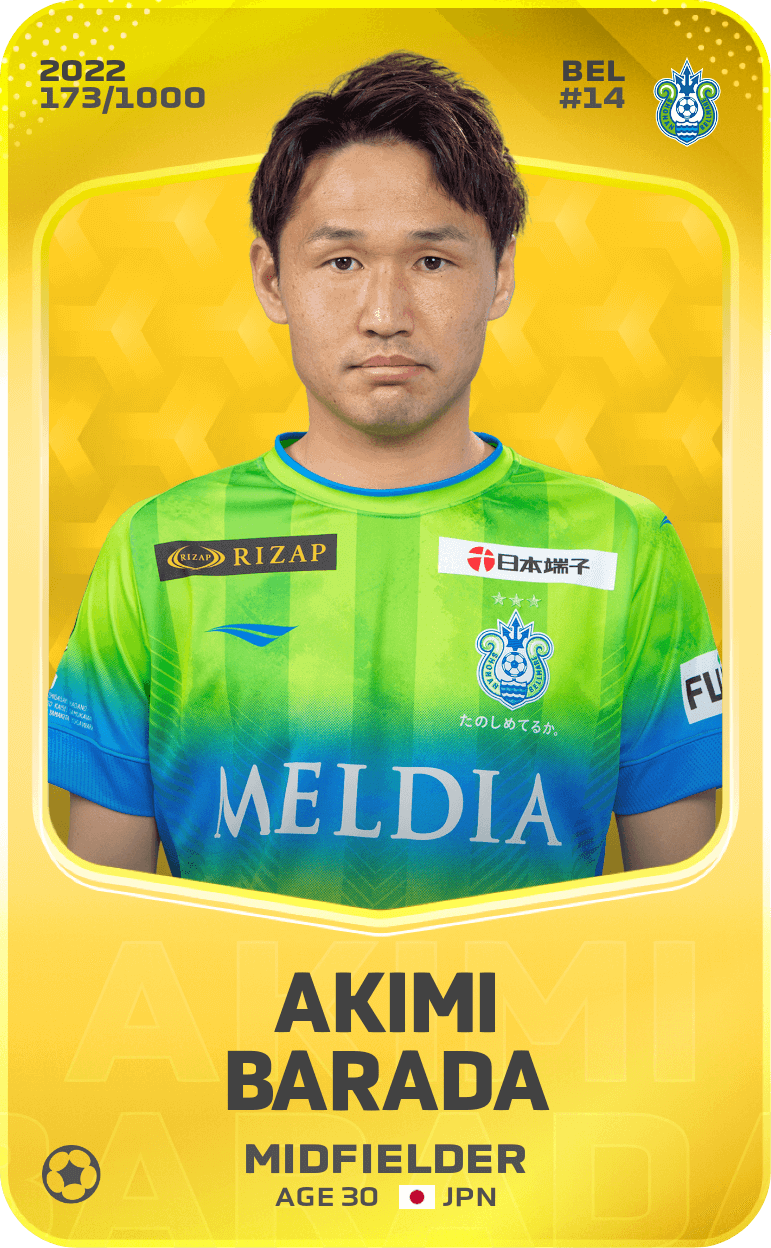 Akimi Barada 2022-23 • Limited 173/1000