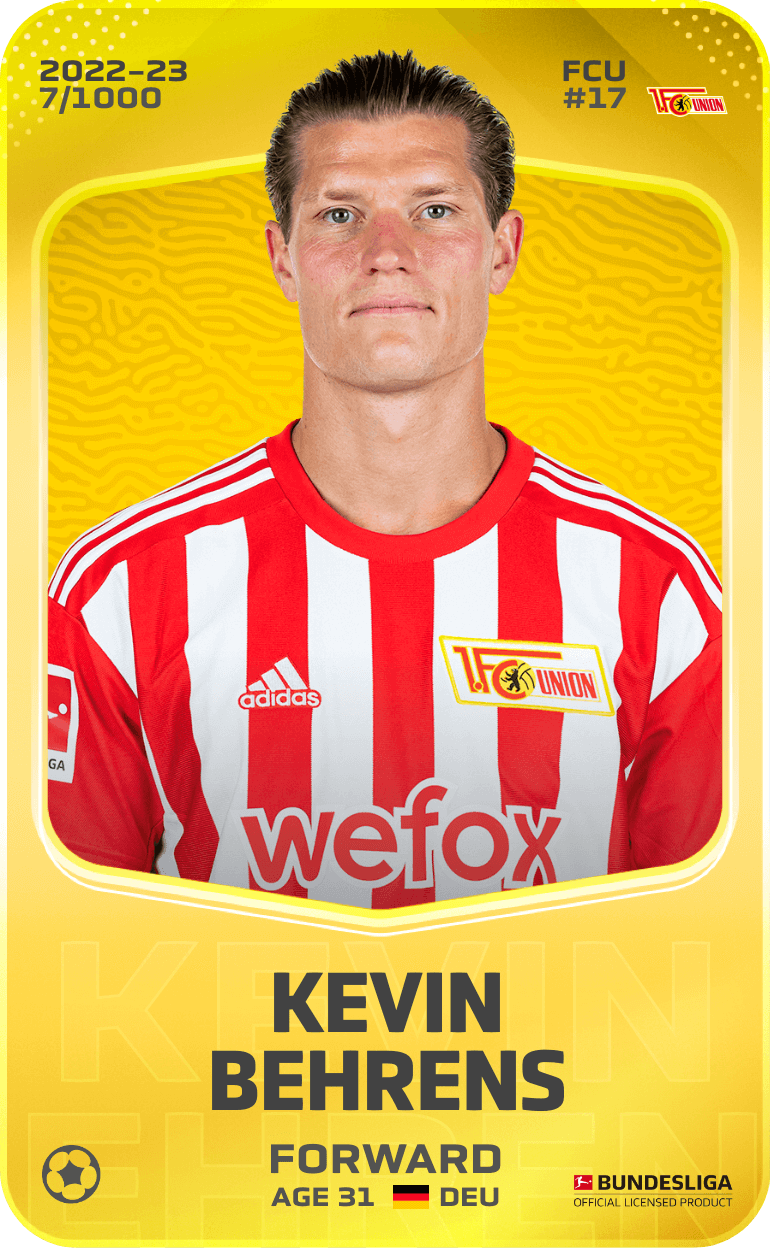 Kevin Behrens 2022-23 • Limited 7/1000
