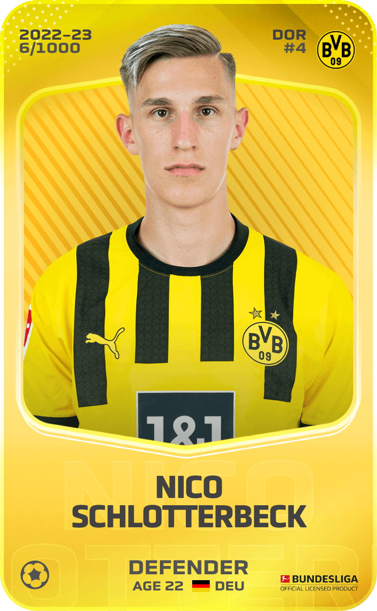 Nico Schlotterbeck 2022-23 • Limited 6/1000