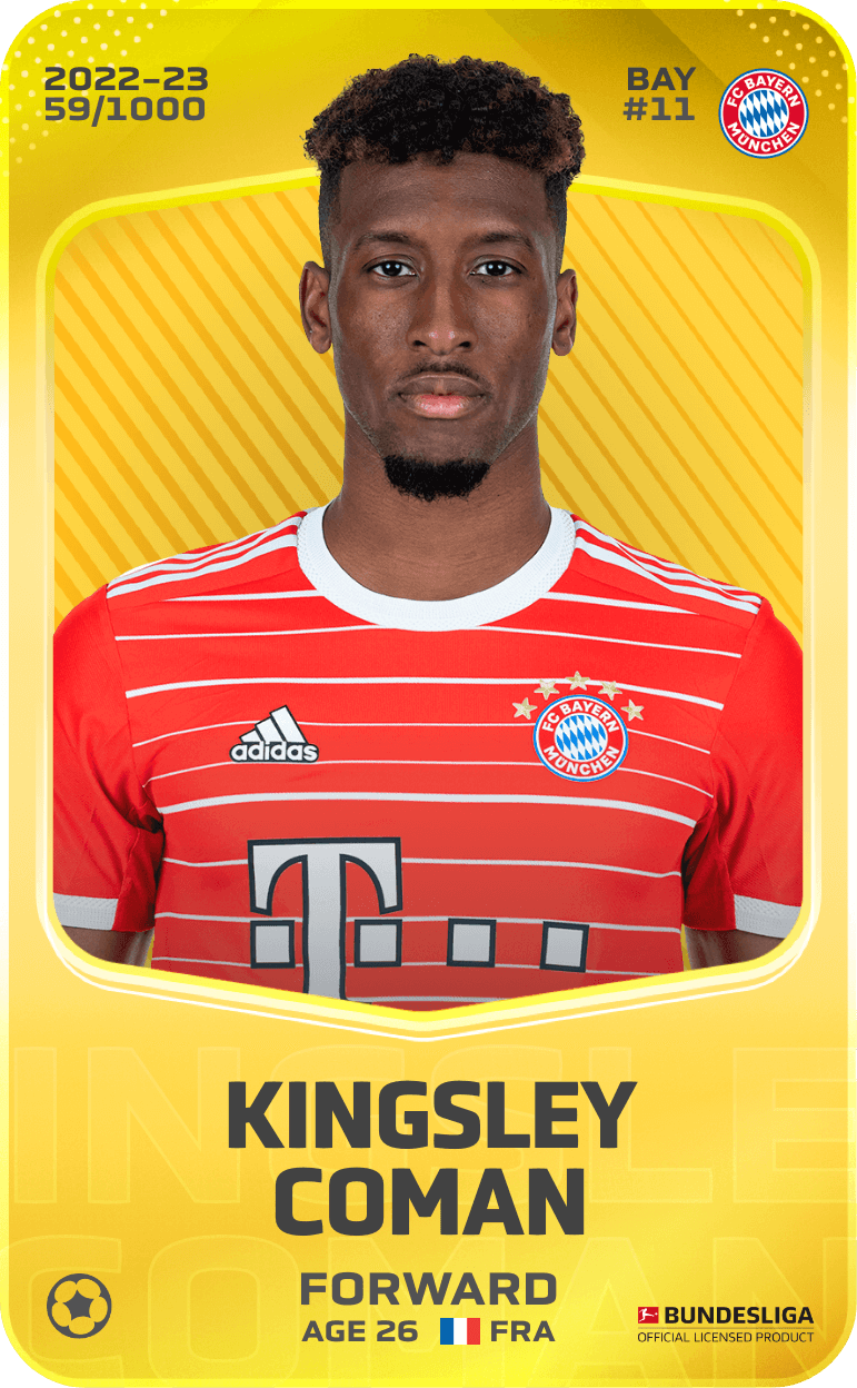 Kingsley Coman 2022-23 • Limited 59/1000