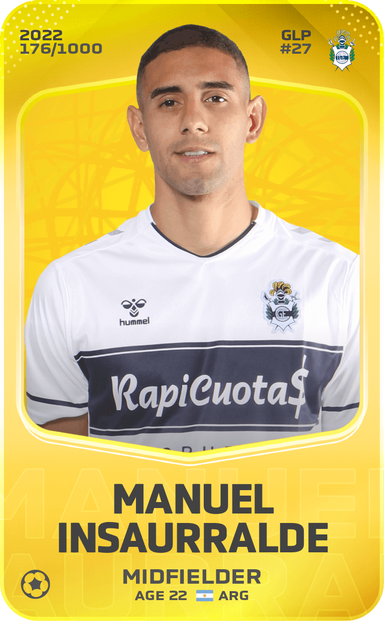 Manuel Insaurralde 2022-23 • Limited 176/1000