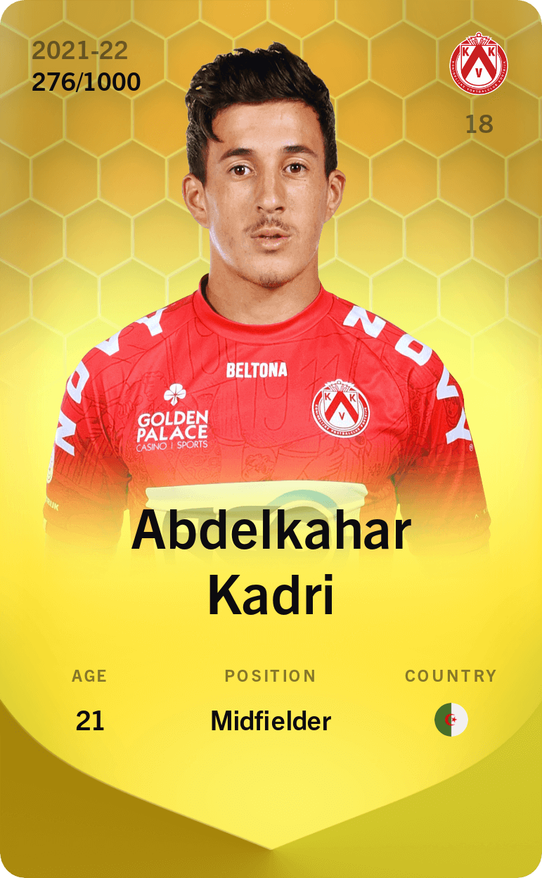 Abdelkahar Kadri 2021-22 • Limited 276/1000