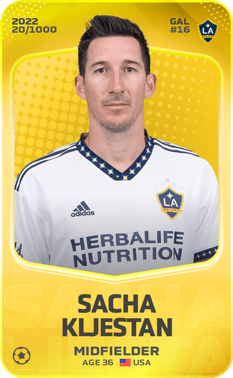 Sorare - Sorare Official - Sacha Kljestan 2022-23 • Limited 20/1000 - NFT # 46159207676880945966270129028023578058485143670416289373228690638986238153773