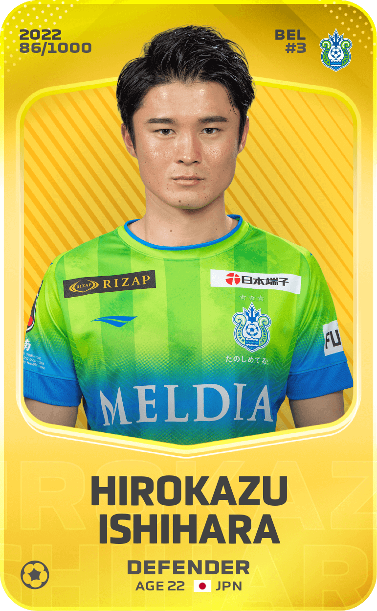 Hirokazu Ishihara 2022-23 • Limited 86/1000