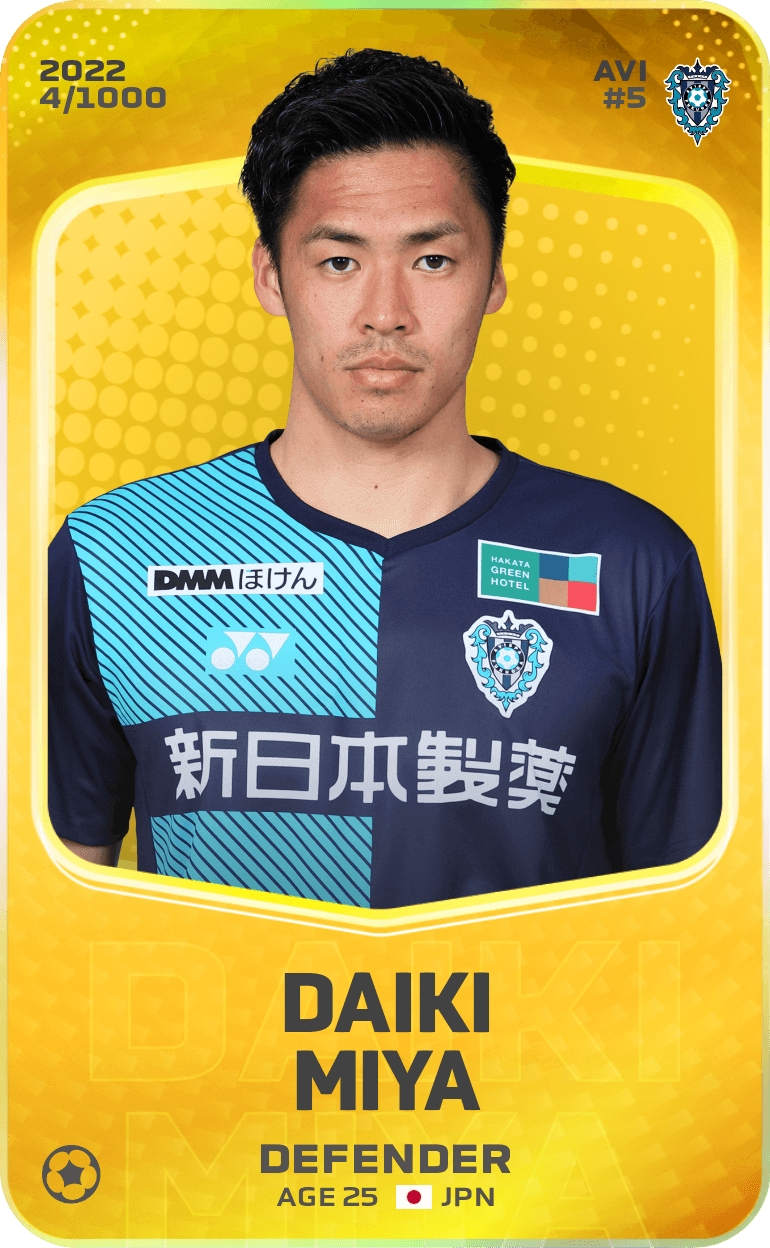 Daiki Miya 2022-23 • Limited 4/1000