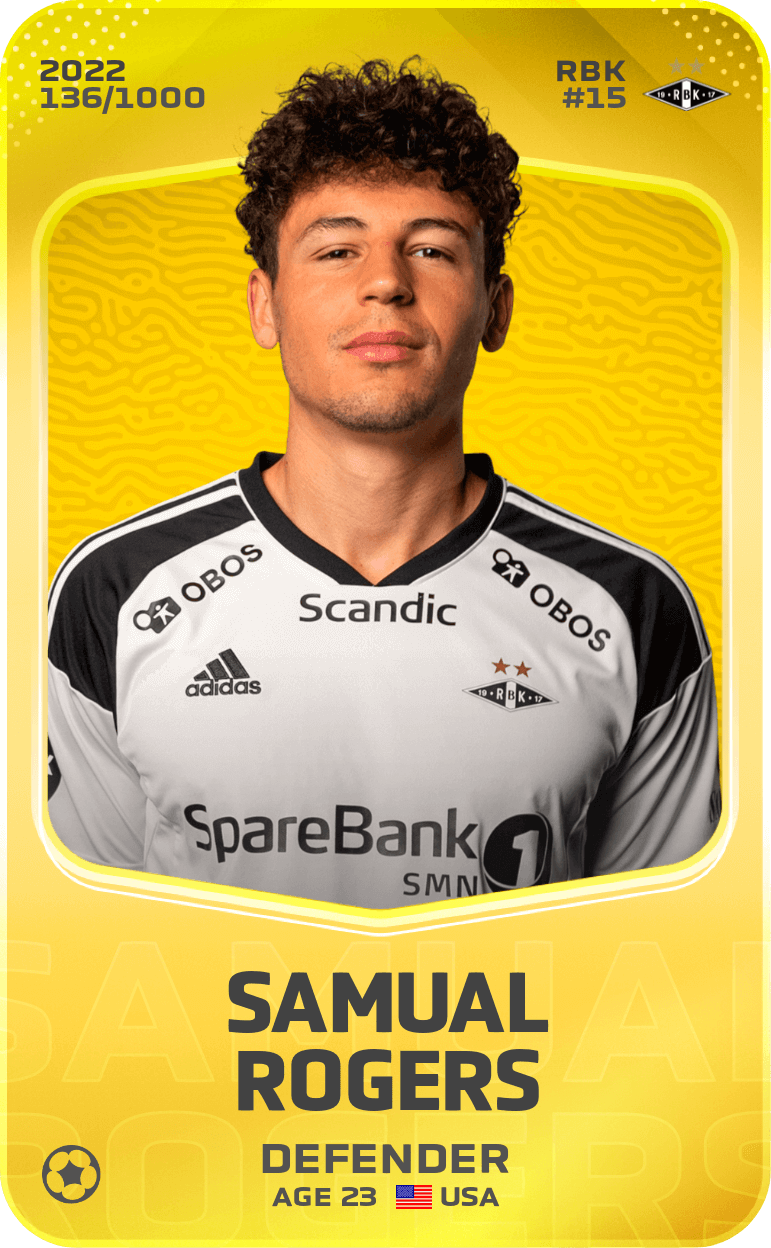 Samual Rogers 2022-23 • Limited 136/1000