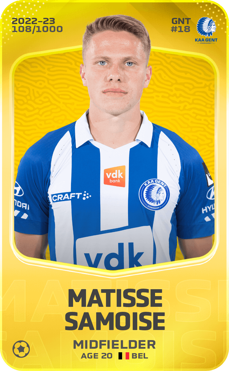 Matisse Samoise 2022-23 • Limited 108/1000