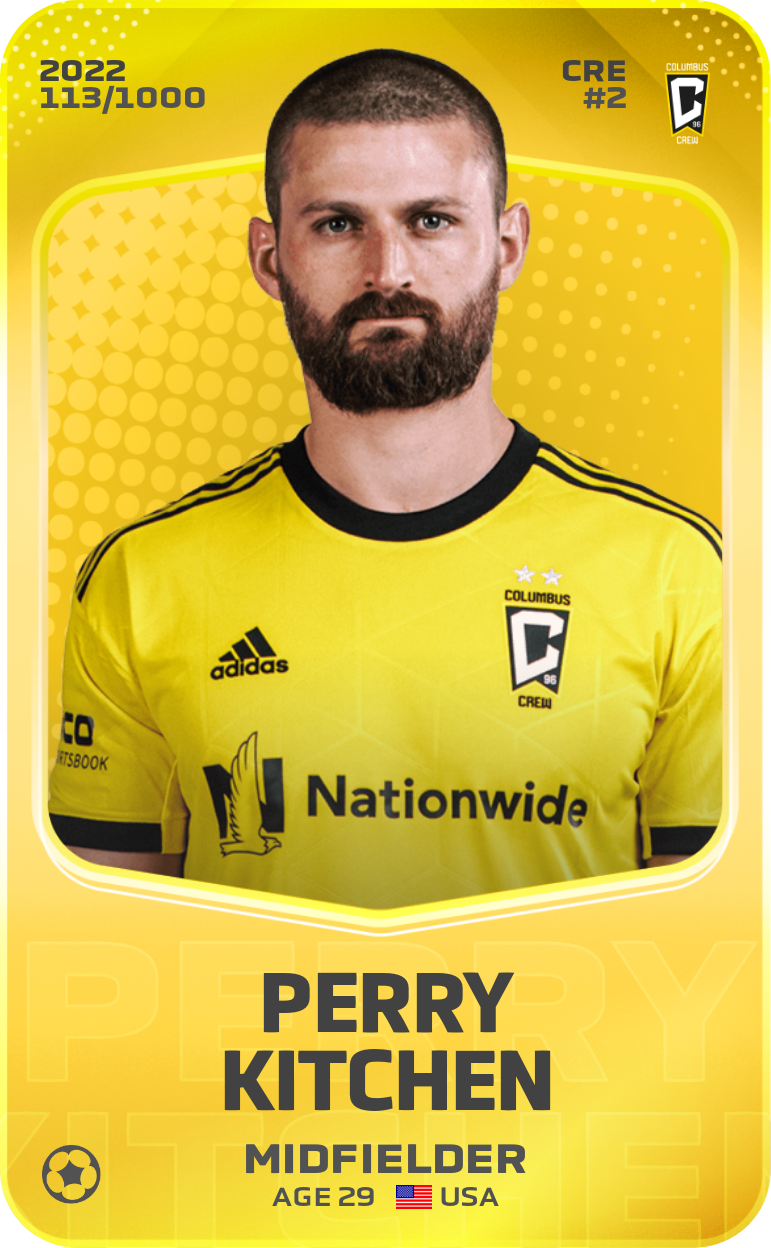 Sorare - Sorare Official - Perry Kitchen 2022-23 • Limited 113/1000 - NFT # 10930919137891197720281136237837010326435479229815255898572144976913726761141