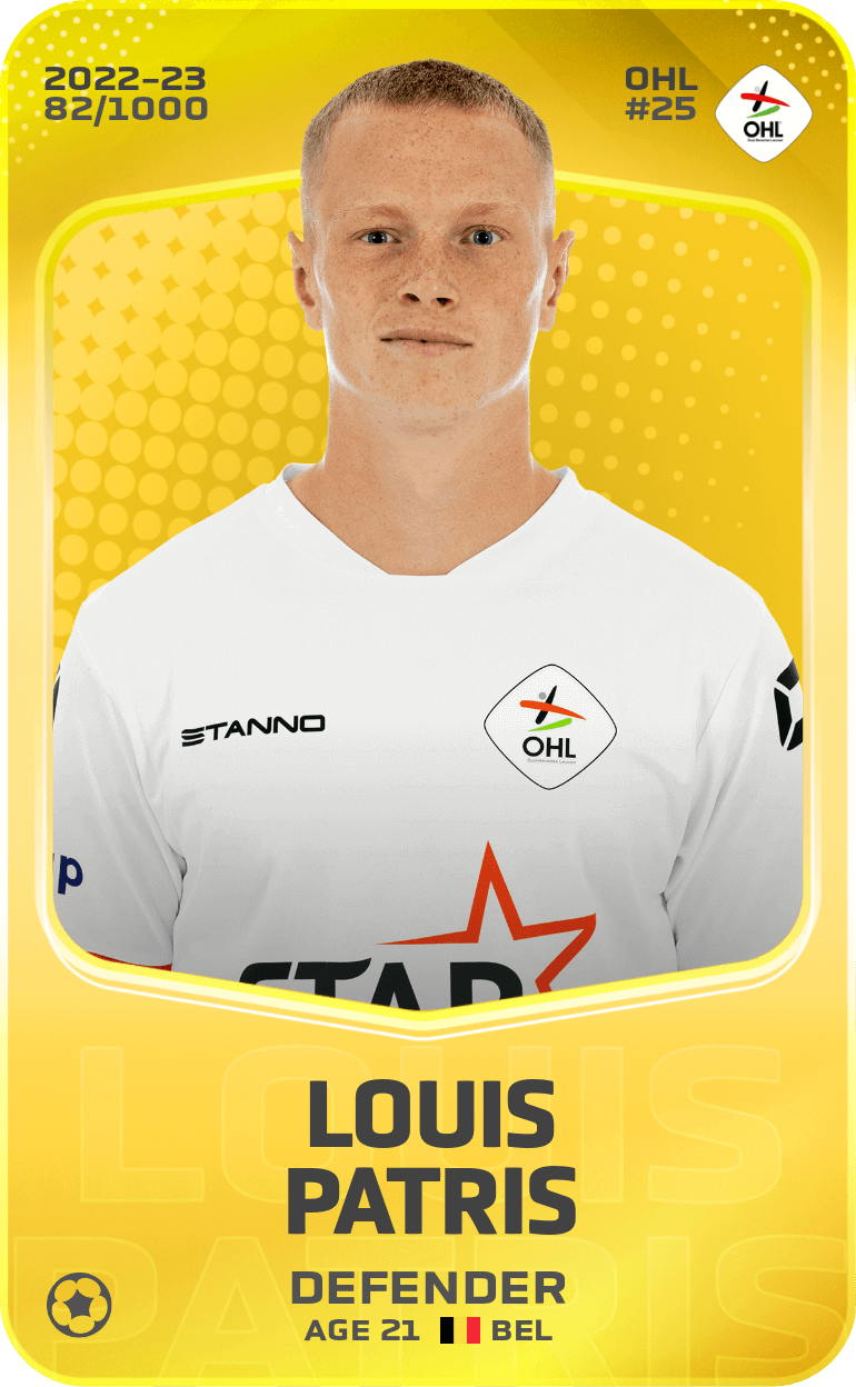 Louis Patris 2022-23 • Limited 82/1000