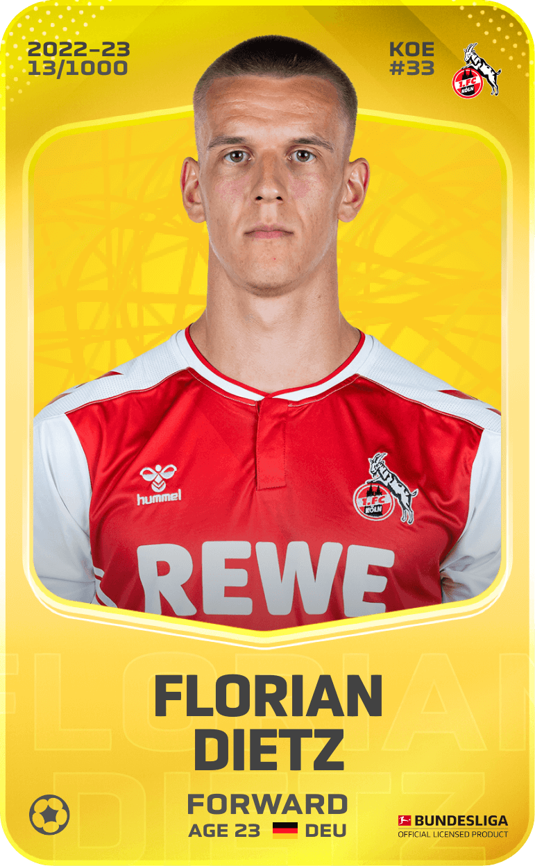 Florian Dietz 2022-23 • Limited 13/1000