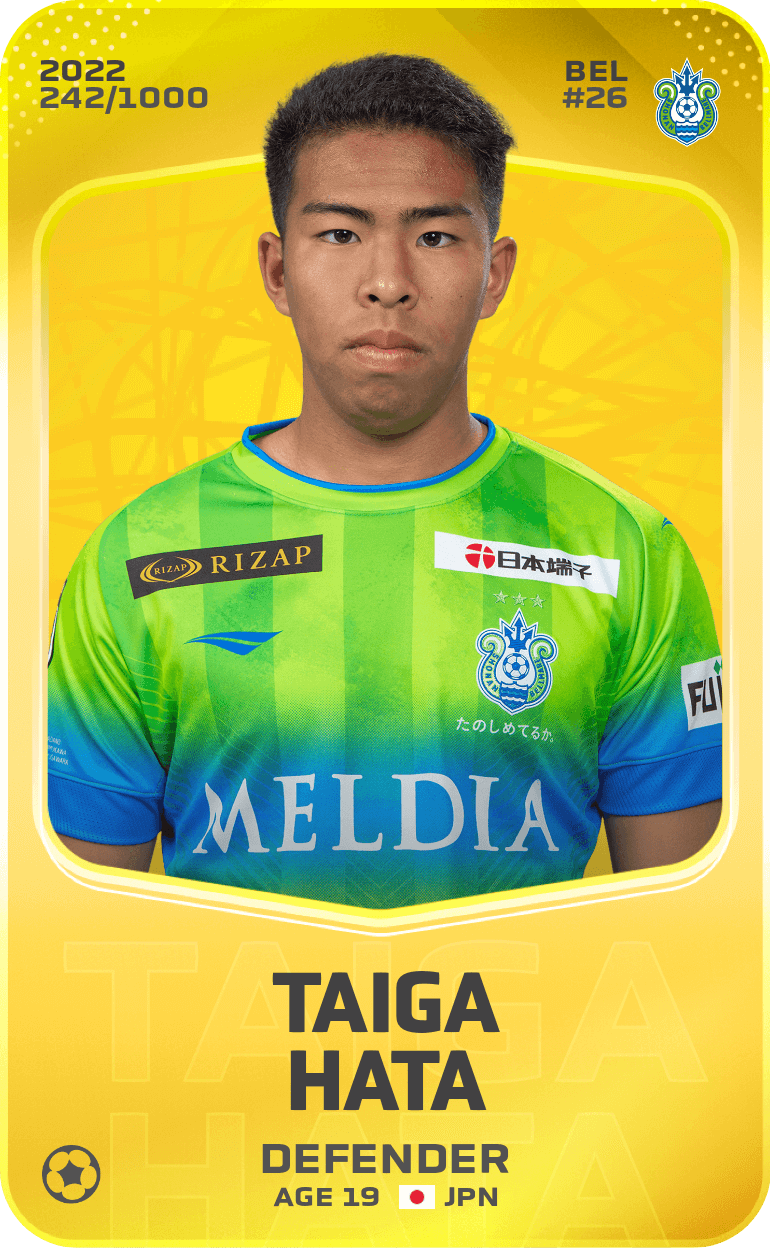 Taiga Hata 2022-23 • Limited 242/1000