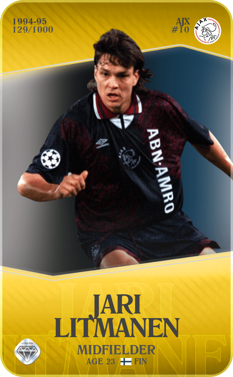 Jari Litmanen 1994-95 • Limited 129/1000