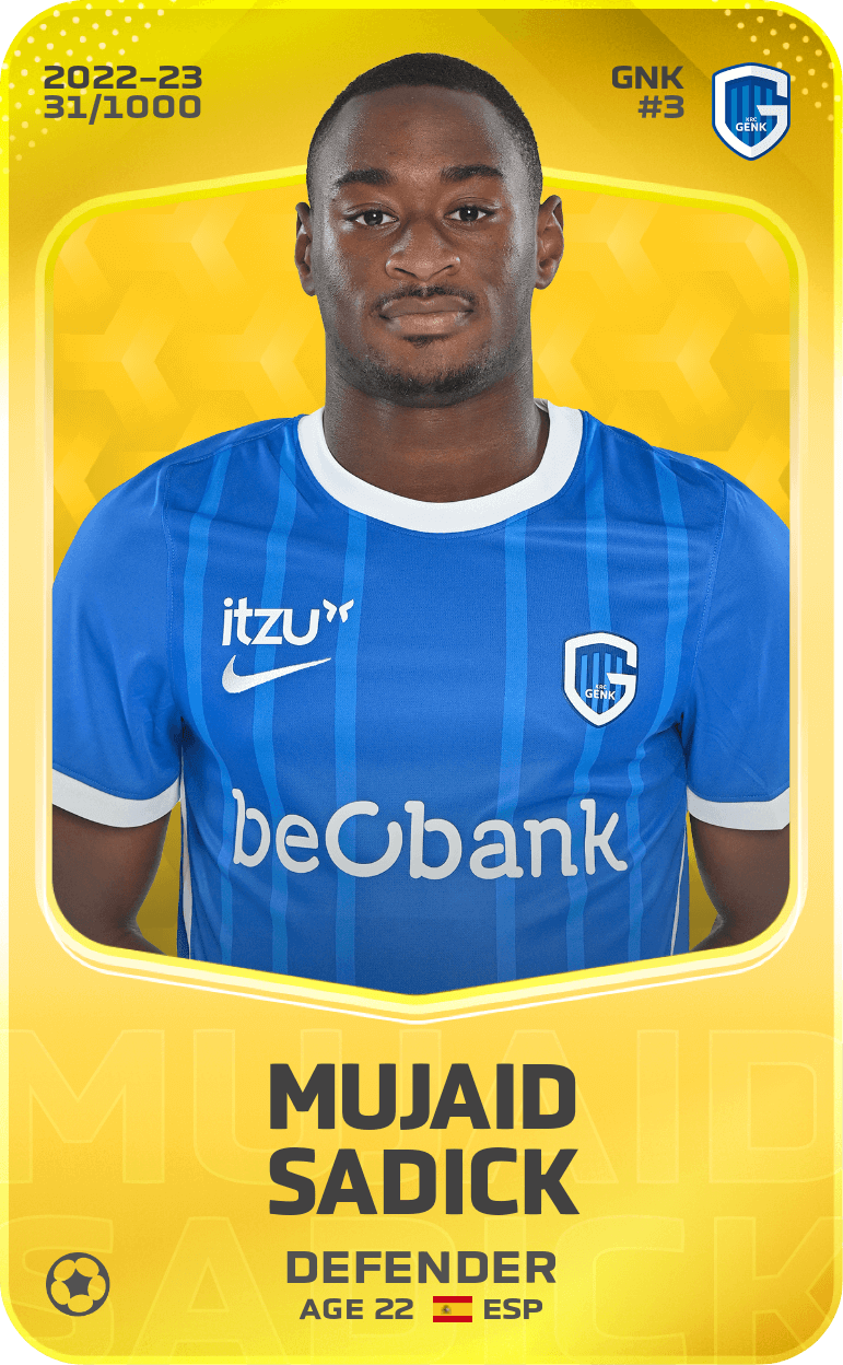 Mujaid Sadick 2022-23 • Limited 31/1000