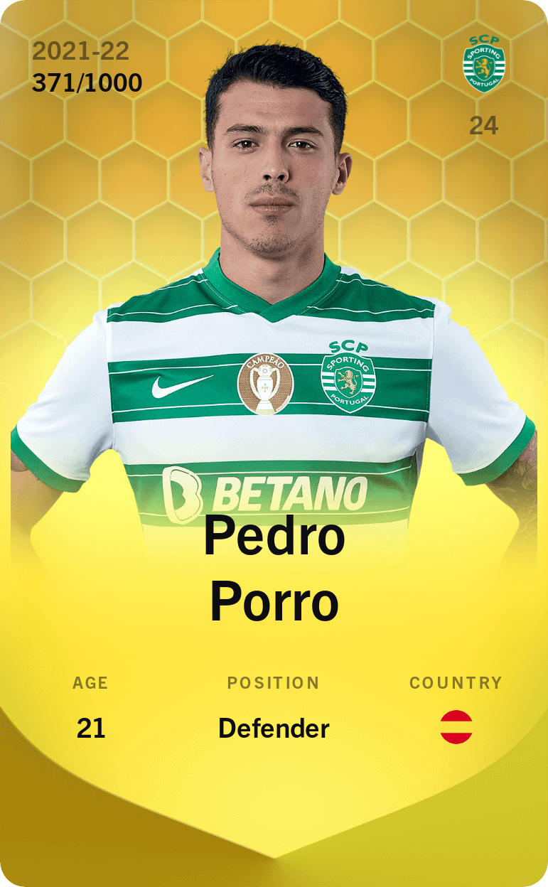 Pedro Porro 2021-22 • Limited 371/1000
