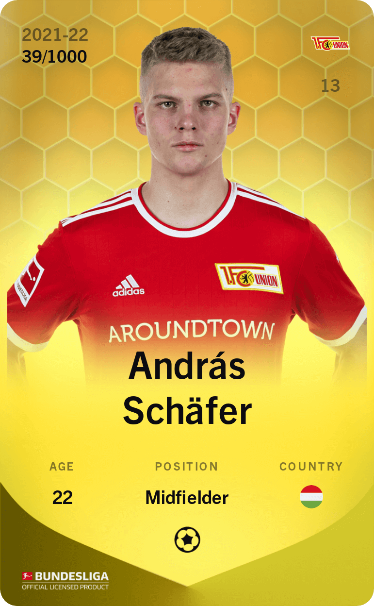 András Schäfer 2021-22 • Limited 39/1000