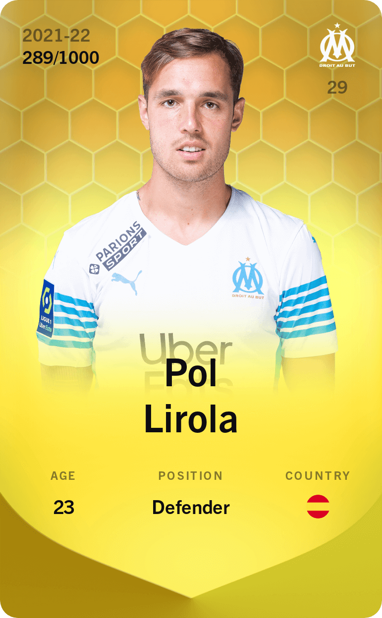 Pol Lirola 2021-22 • Limited 289/1000