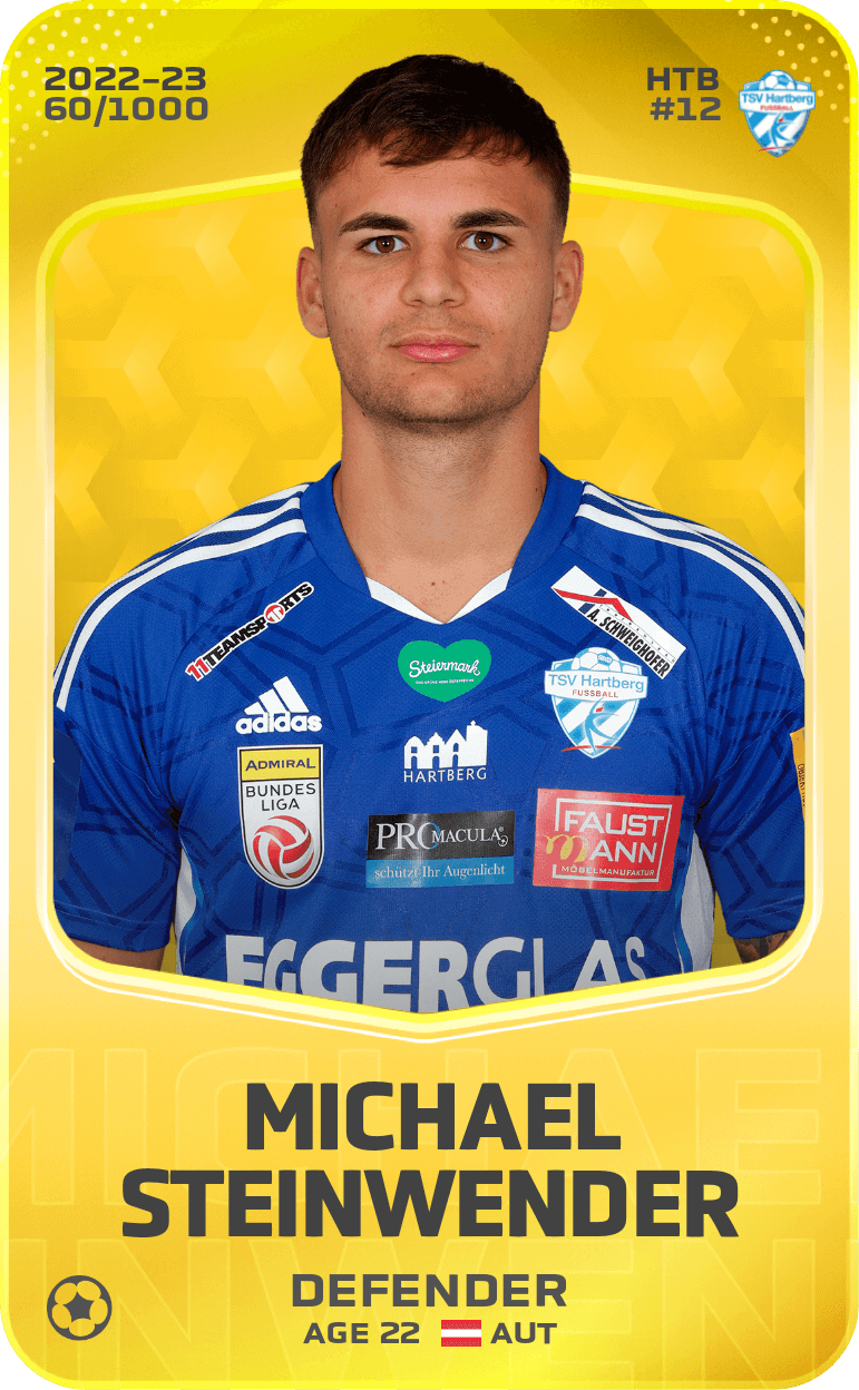 Michael Steinwender 2022-23 • Limited 60/1000