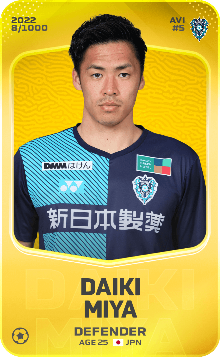 Daiki Miya 2022-23 • Limited 8/1000