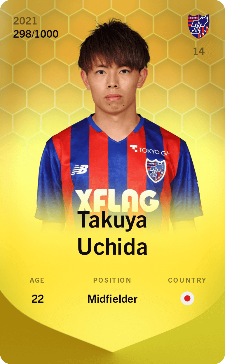 Takuya Uchida 2021-22 • Limited 298/1000