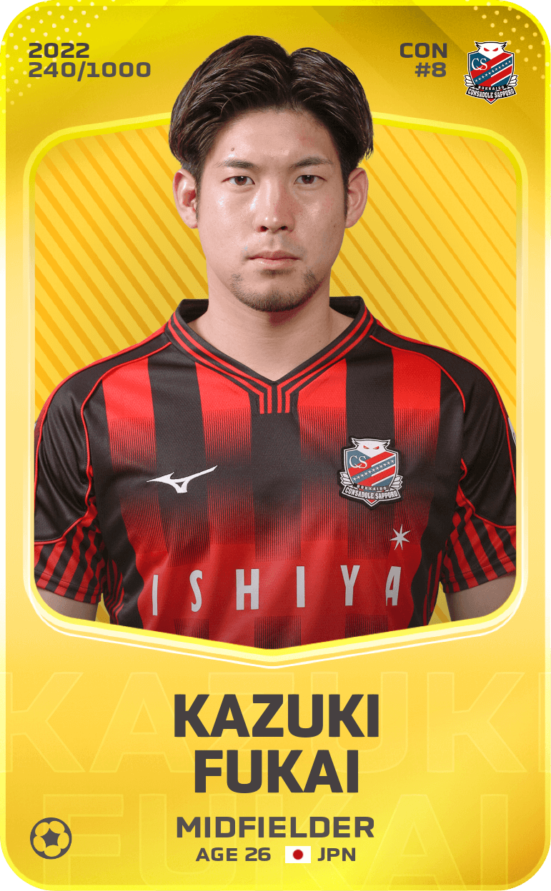 Kazuki Fukai 2022-23 • Limited 240/1000