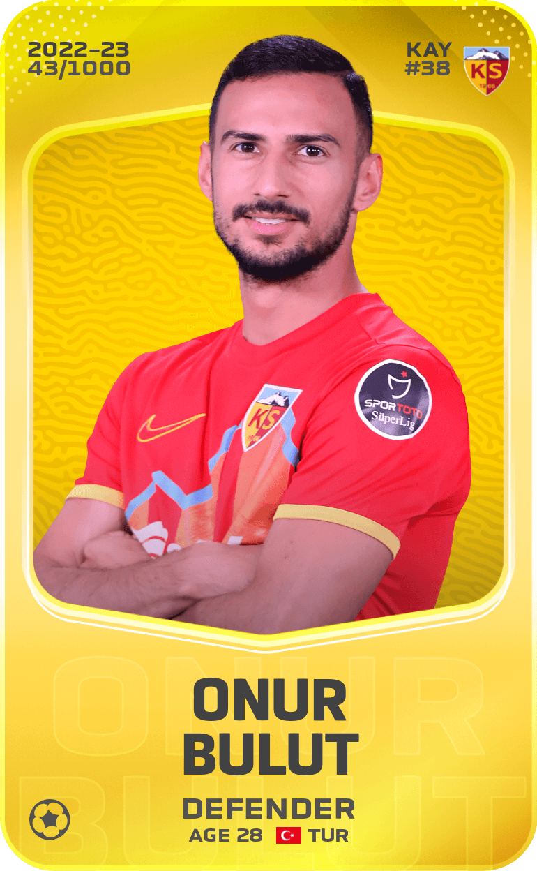 Onur Bulut 2022-23 • Limited 43/1000