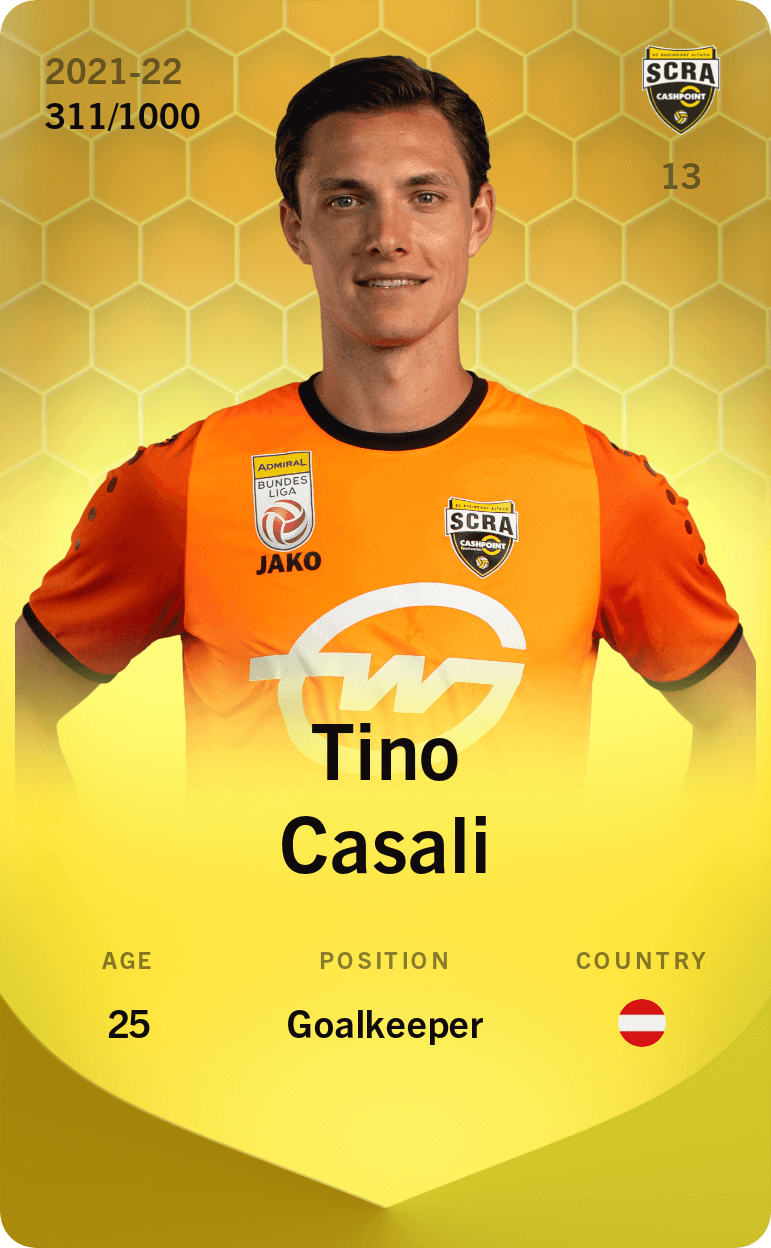 Tino Casali 2021-22 • Limited 311/1000
