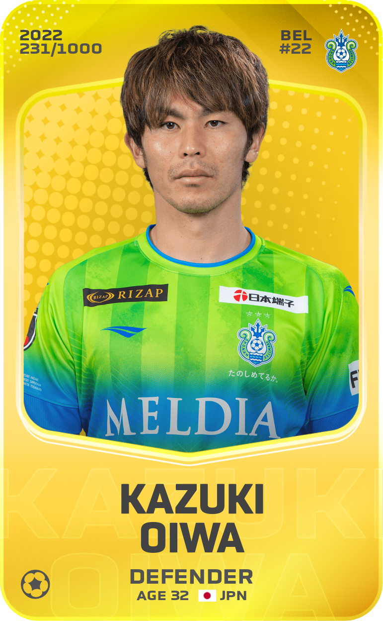 Kazuki Oiwa 2022-23 • Limited 231/1000