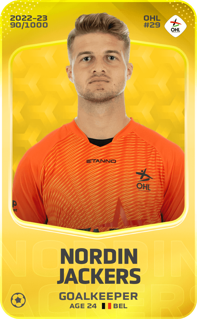 Nordin Jackers 2022-23 • Limited 90/1000