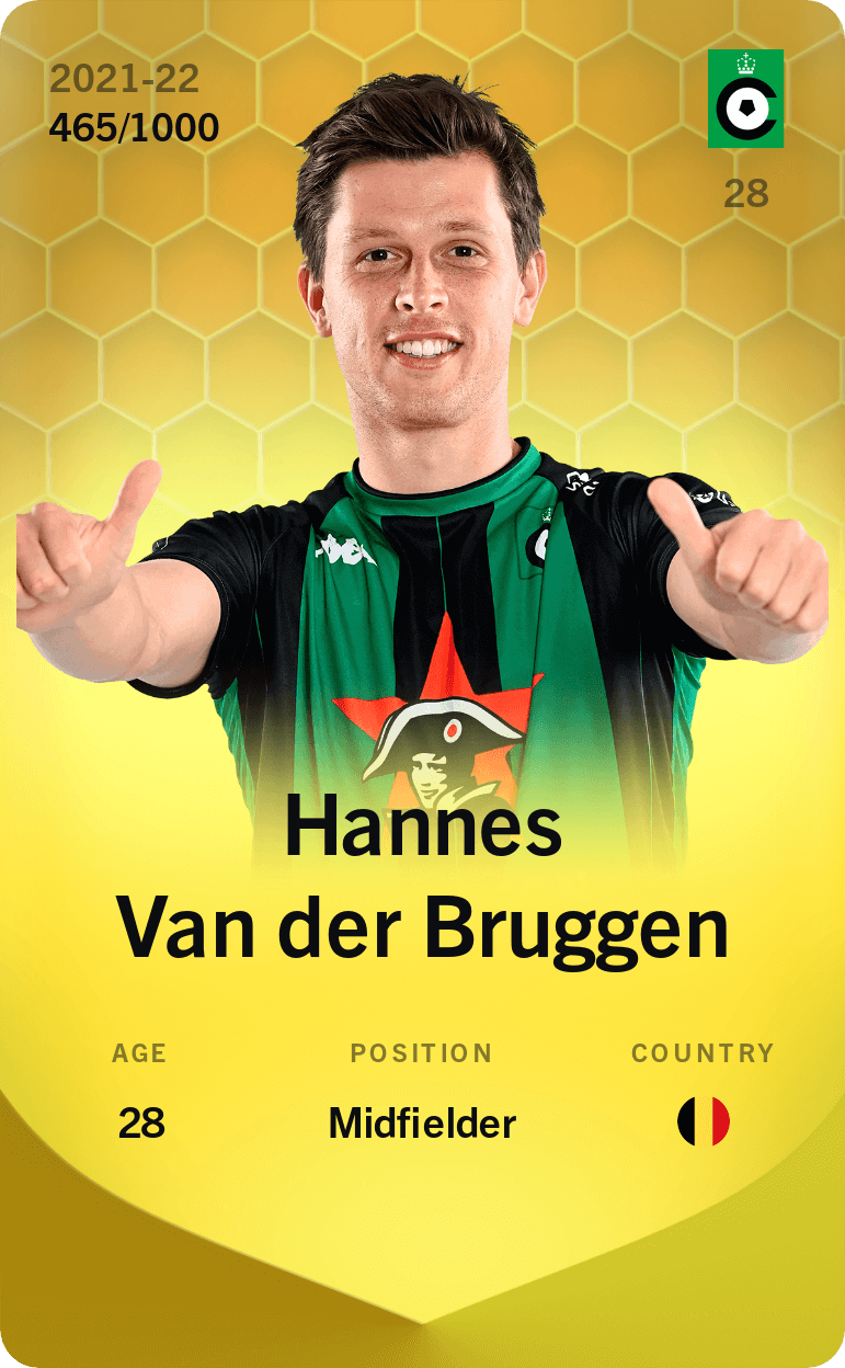 Hannes Van der Bruggen 2021-22 • Limited 465/1000